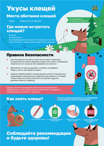 Риск укусов клещей Риск укусов клещей.
