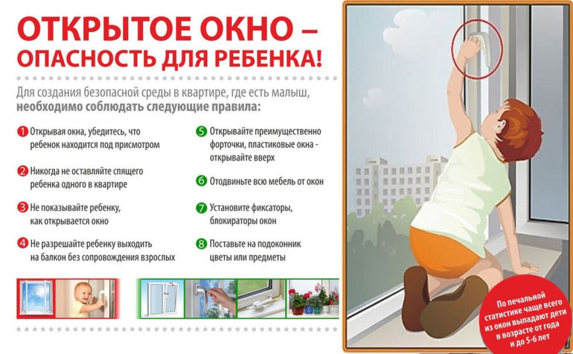 "Открытое окно - опасность для ребенка" "Открытое окно - опасность для ребенка".